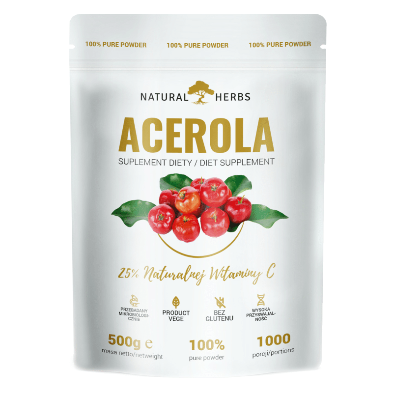 Acerola Alto Pharma - Naturalna witamina C - 500g w proszku