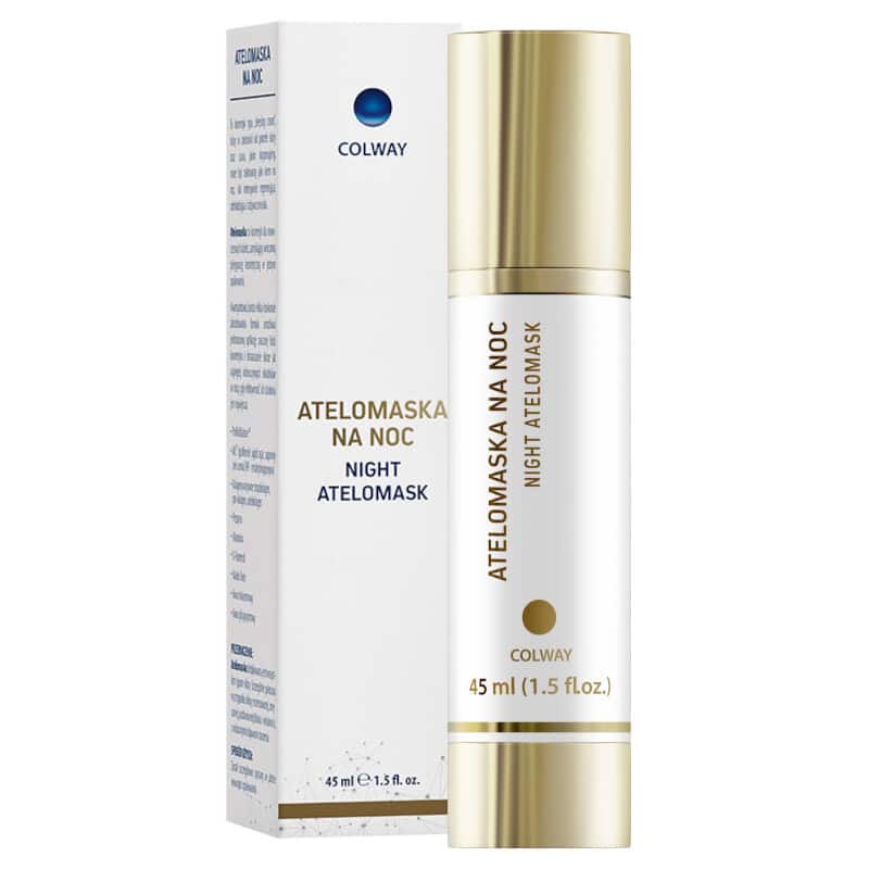 Atelomaska na Noc Colway - Całonocna intensywna regeneracja skóry - 45 ml