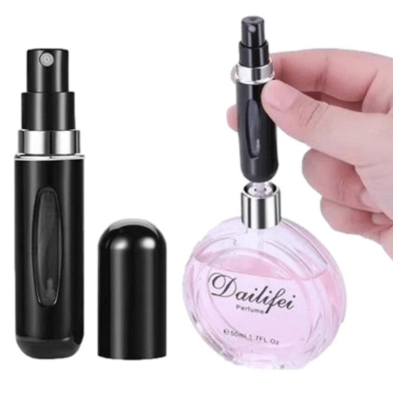 Atomizer podróżny na perfumy - 5ml czarny lub złoty - 1 sztuka (Kolor: zloty)