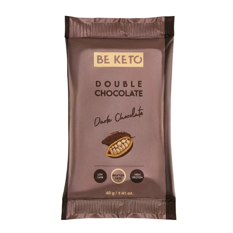 Keto Baton BeKeto - Idealny na szybką energiczną przekąskę - Różne smaki 40 g (Smak: kokos-biala-czekolada)