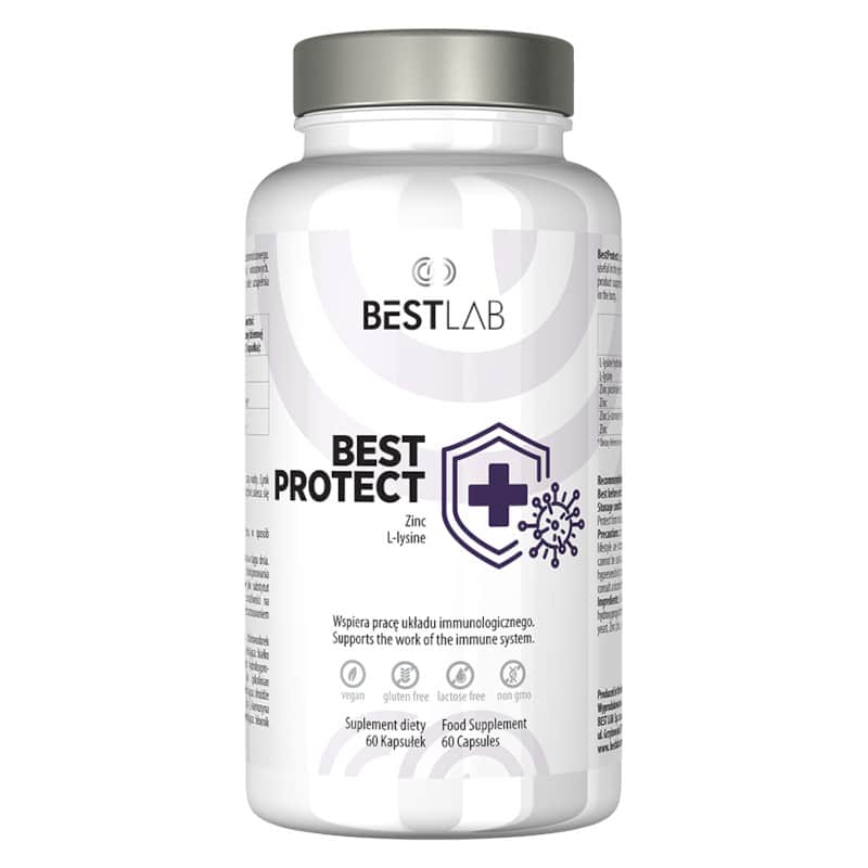 BestProtect Best Lab - Wspomaga odporność organizmu i zdrowie - 60 kapsułek
