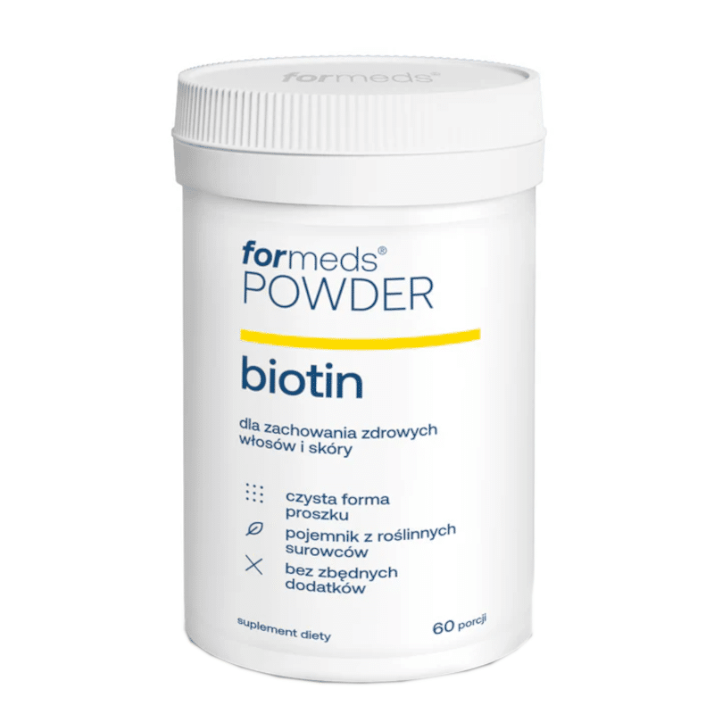Biotin powder Formeds - wsparcie organizmu - 60 porcji