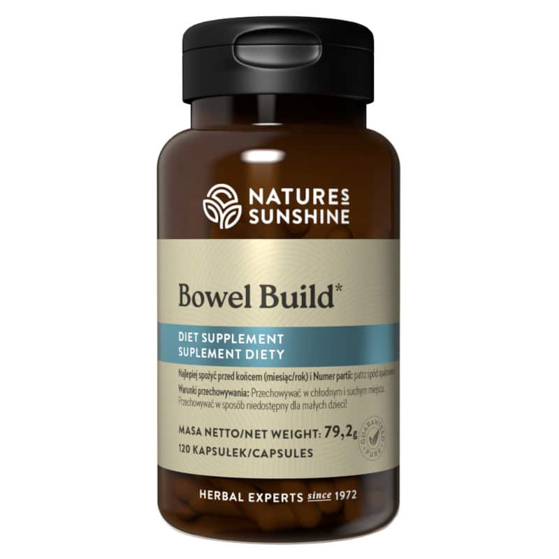 Bowel Build Nature's Sunshine - Wsparcie układu pokarmowego - 120 kapsułek