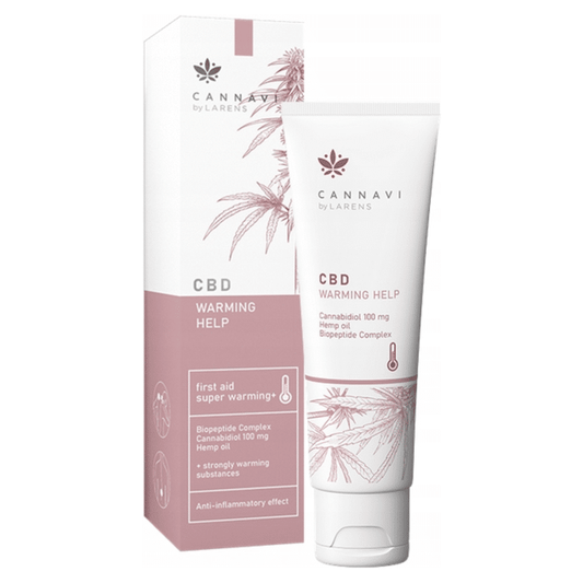 CBD Warming help LARENS WellU - Silnie rozgrzewający żel do ciała z CBD - 50 ml