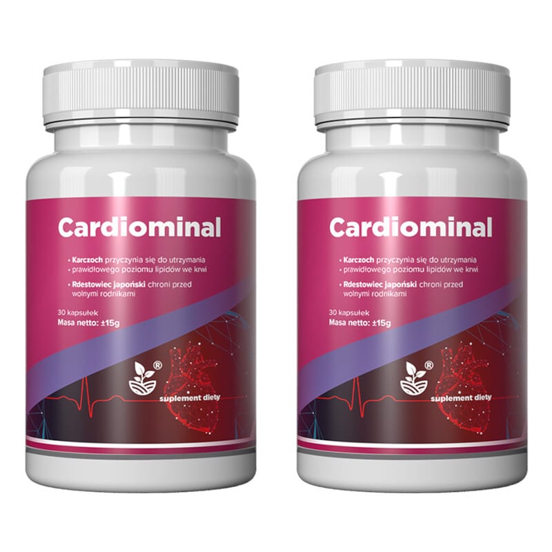 Cardiominal - Pomaga utrzymać prawidłowy poziom cholesterolu (Ilosc-opakowan: 3-opakowania)