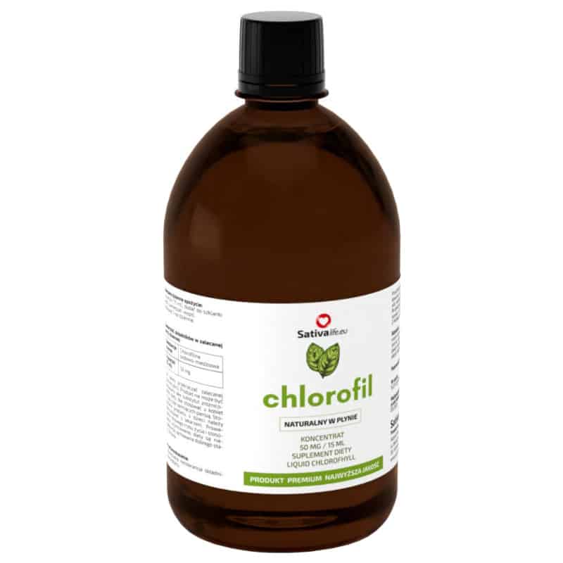 Chlorofil w płynie Sativa Life - Naturalne wsparcie organizmu - 500 ml