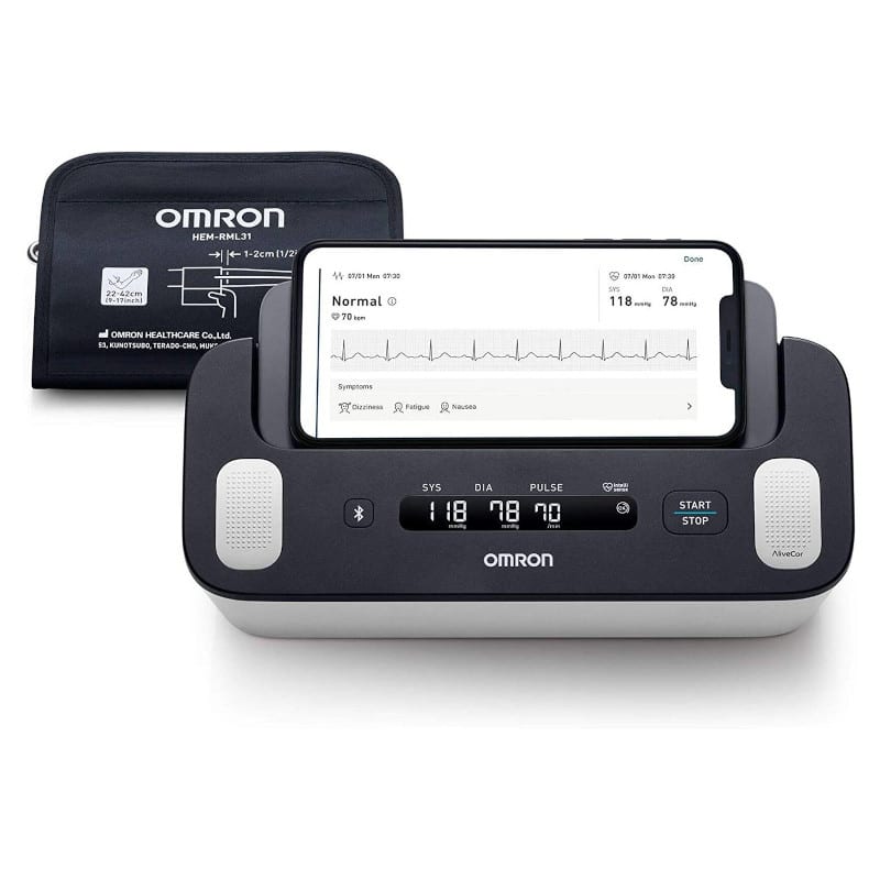 Ciśnieniomierz naramienny z funkcją EKG 2 w 1 Omron Complete HEM-7530T-E3