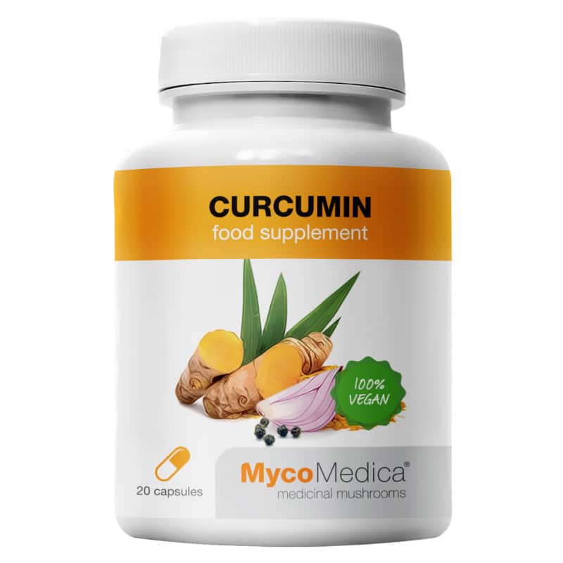 Curcumin MycoMedica - Wspomaga pracę wątroby - 120 kapsułek