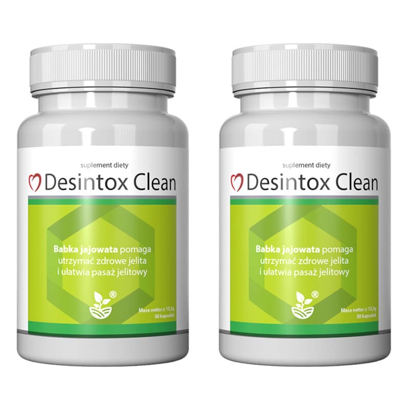 Desintox Clean - Wspomaga oczyszczenie organizmu (Ilosc-opakowan: 3-opakowania)