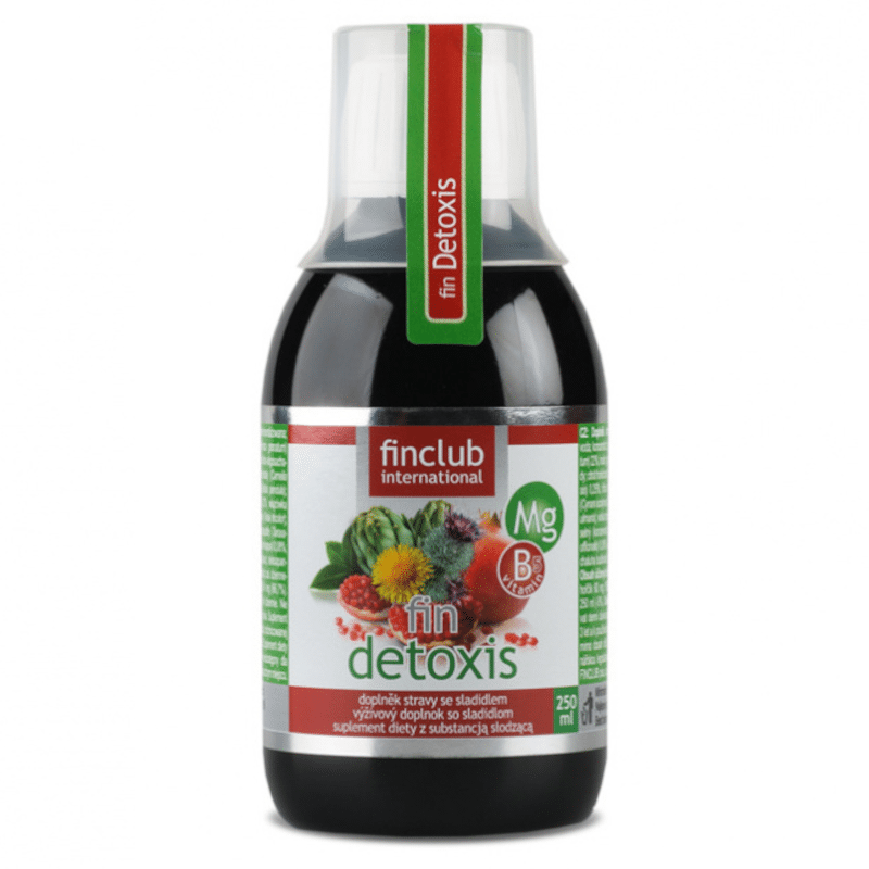 Detoxis Finclub - Ekstrakt z 9 ziół z magnezem i inuliną - 250 ml