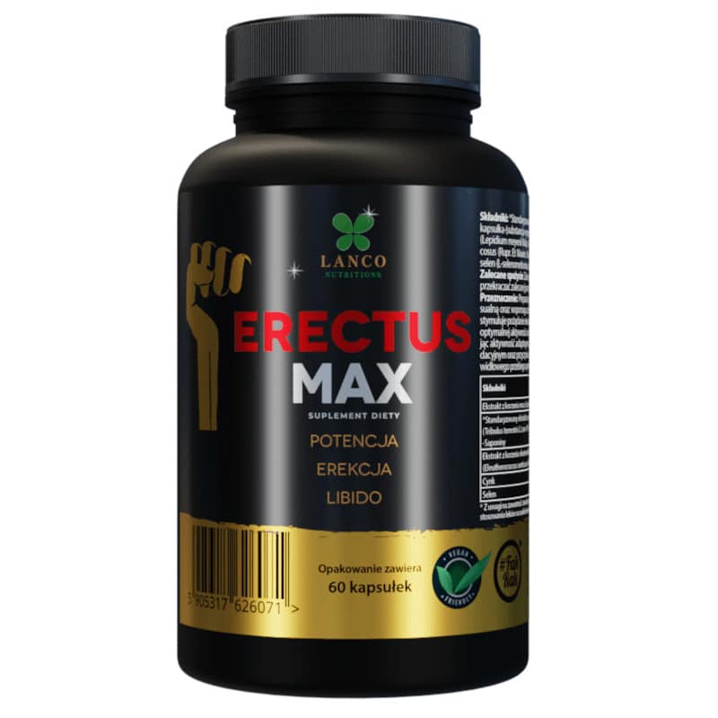 ERECTUS MAX Lanco - Wsparcie dla mężczyzn - 60 kapsułek