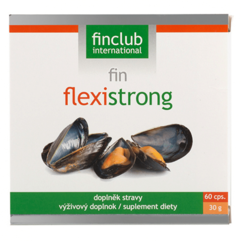 Flexistrong Finclub - Ekstrakt z małży nowozelandzkich - 60 kapsułek