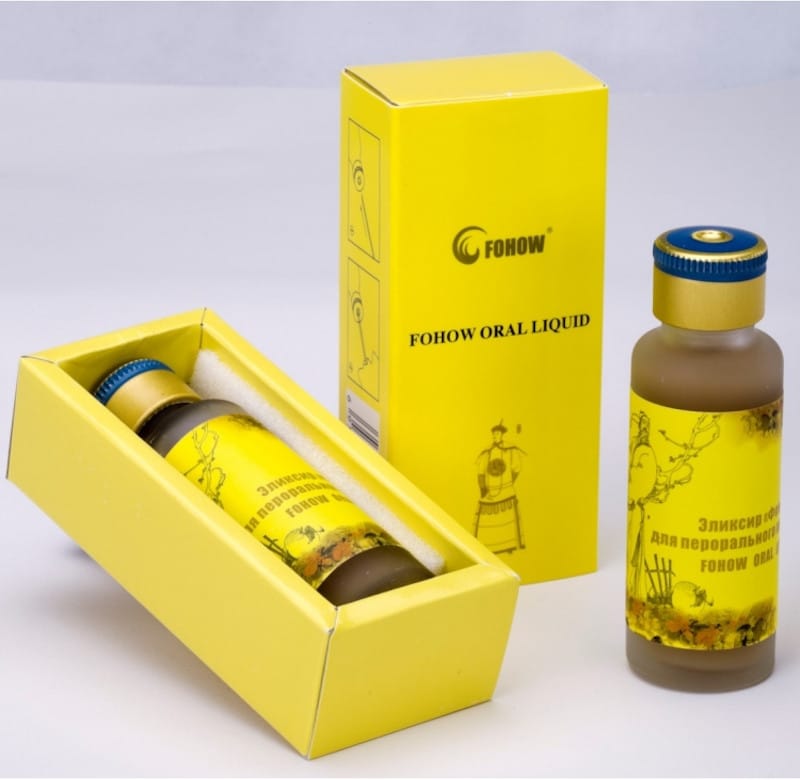 Fohow Oral Liquid Eliksir Feniks Kordyceps do picia - 4 x 30 ml