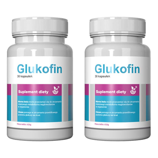 Glukofin - Wspiera prawidłowy metabolizm węglowodanów (Ilosc-opakowan: 3-opakowania)