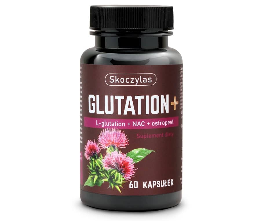 GLUTATION + L-glutation + NAC + ostropest Skoczylas - 60 kapsułek