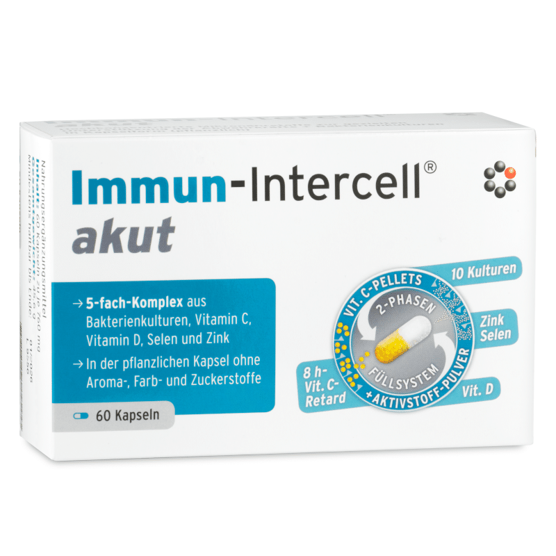 Immun Intercell akut Mitopharma - Wsparcie odporność - 60 kapsułek