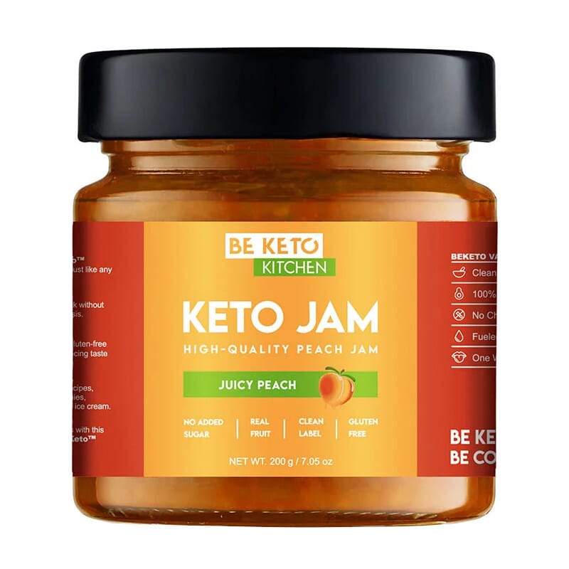 Keto Dżemy od Beketo - Smak bez Kompromisów i Minimalna Ilość Węglowodanów - 200 g (Smak: truskawkowy)