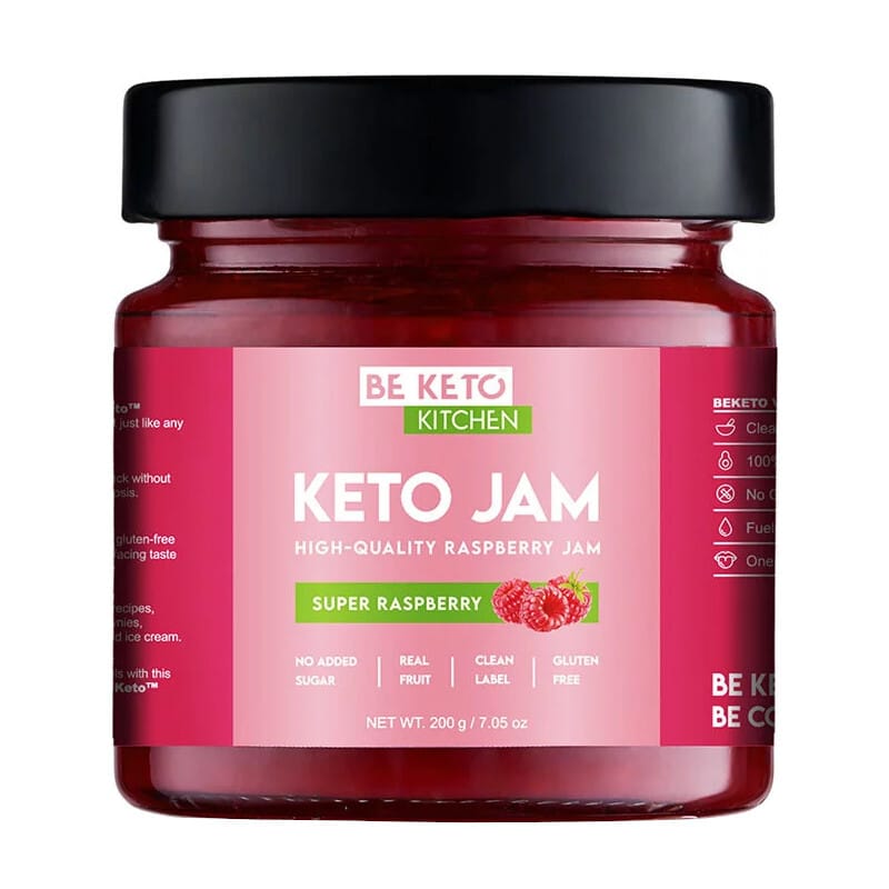 Keto Dżemy od Beketo - Smak bez Kompromisów i Minimalna Ilość Węglowodanów - 200 g (Smak: wisniowy)