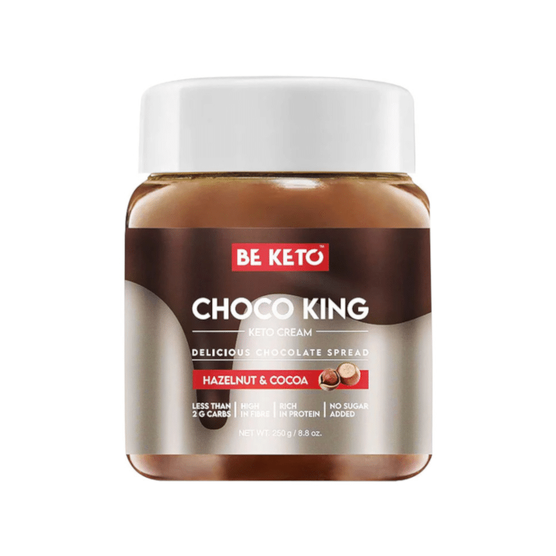 Keto Krem z Olejem MCT BeKeto - Różne Smaki 250 g (Smak: biala-czekolada-malina)