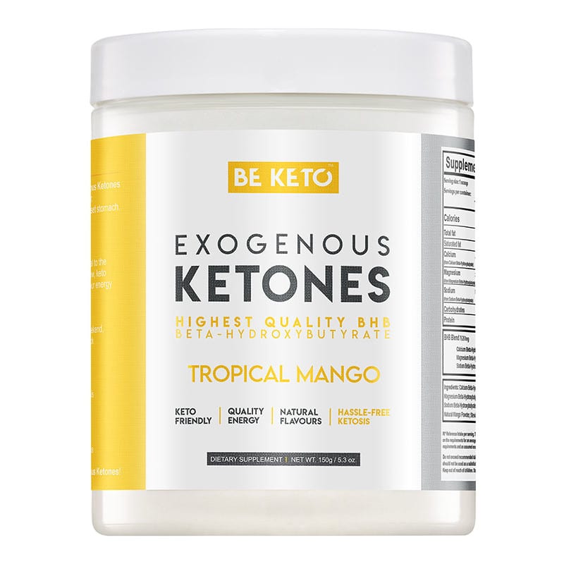 Ketony Egzogenne BeKeto w proszku 150 g - Różne smaki (Smak: dzika-malina)