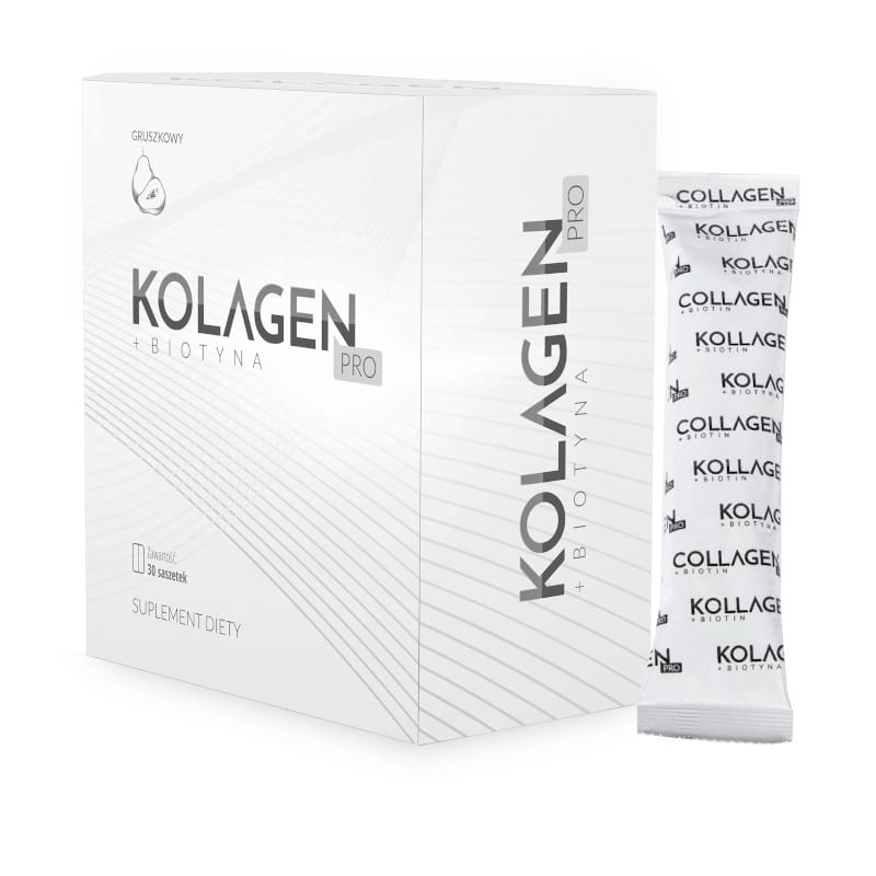 Kolagen PRO + Biotyna Nutricion House Naturalny kolagen rybi - 30 saszetek (Smak: pomaranczowy)