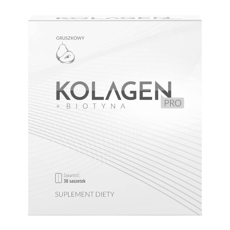 Kolagen PRO + Biotyna Nutricion House Naturalny kolagen rybi - 30 saszetek (Smak: pomaranczowy)