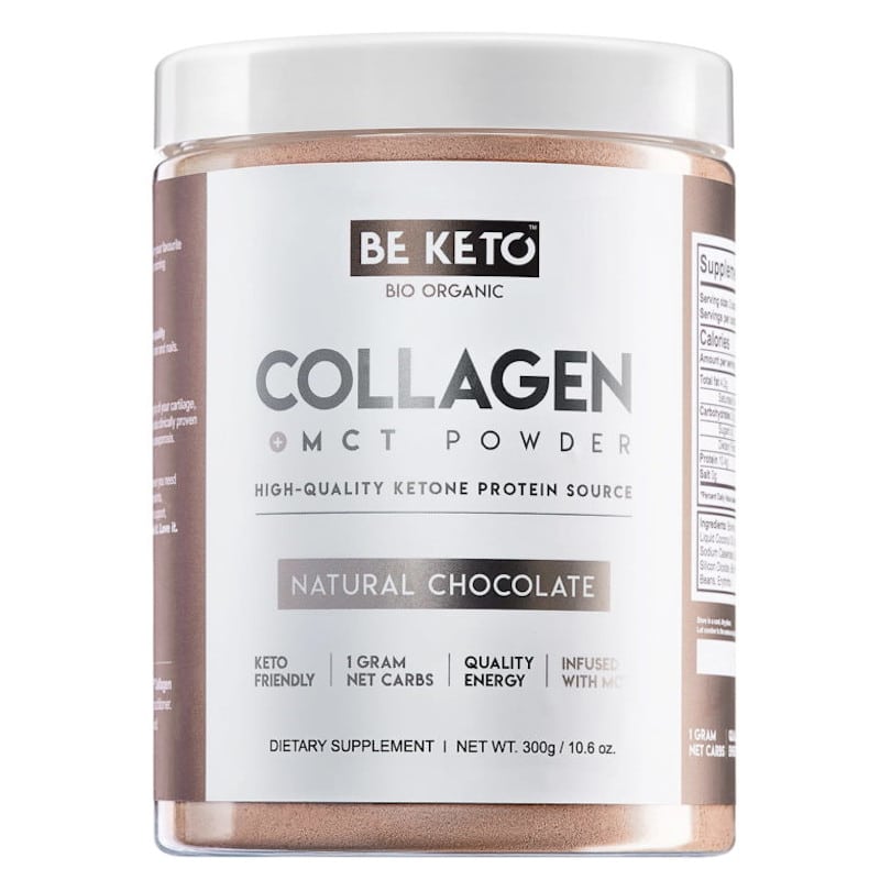 Kolagen z olejem MCT BeKeto w proszku 300 g - Różne smaki (Smak: francuska-wanilia)