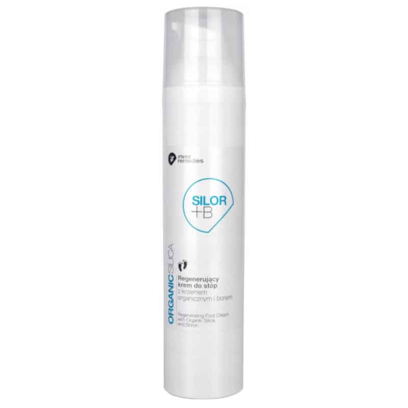 Regenerujący krem do stóp z krzemem organicznym i borem SILOR+B Invex Remedies - 100 ml