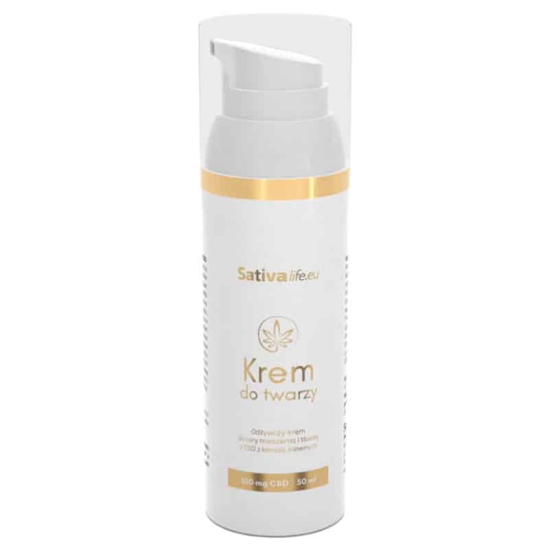 Krem do twarzy CBD Sativa Life - Intensywna pielęgnacja i regeneracja - 50 ml