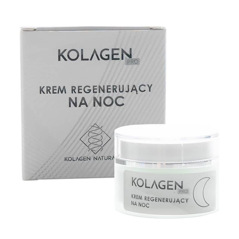 Krem regenerujący do twarzy na noc Kolagen PRO - 50 ml
