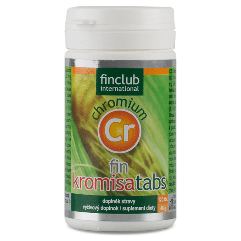 Kromisatabs Finclub - Źródło chromu - 120 tabletek