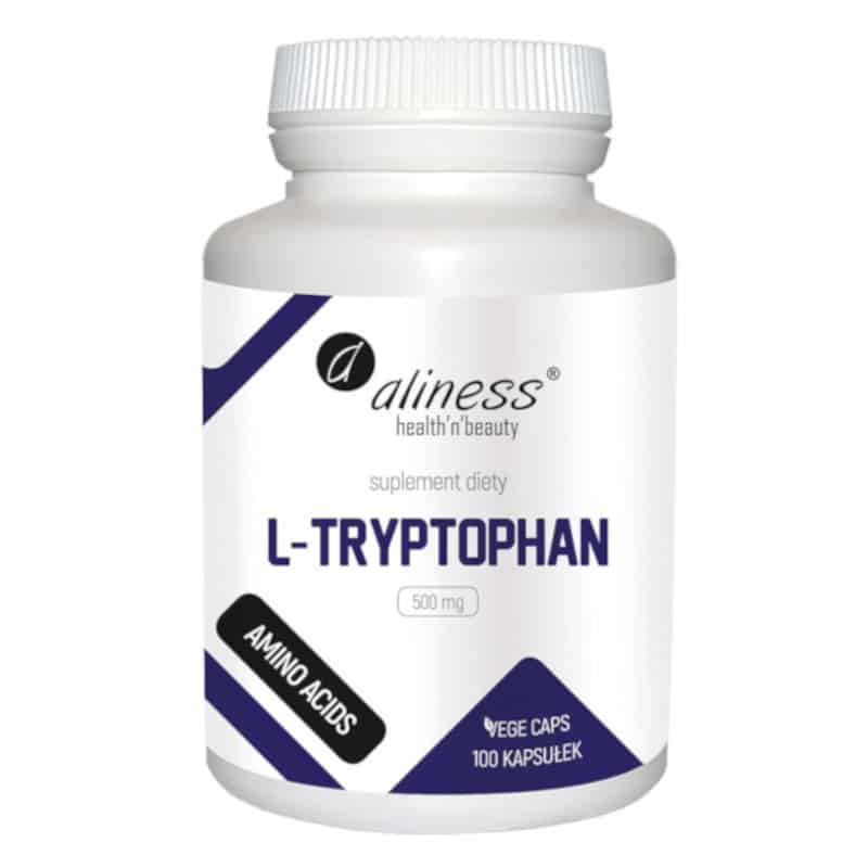 L-Tryptophan 500 mg Aliness - Równowaga psychiczna - 100 kapsułek