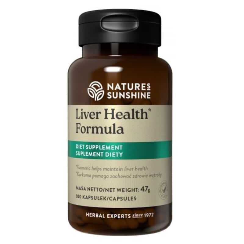 Liver Health Formula Nature's Sunshine - Wspiera zdrowie wątroby - 100 kapsułek