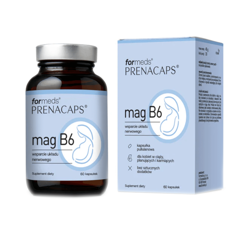 Mag B6 Formeds Prenacaps - Dla regulacji aktywności hormonalnej - 60 kapsułek