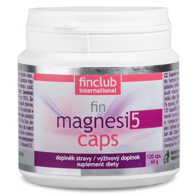 Magnesi5caps Finclub - Pięć form magnezu - 120 kapsułek