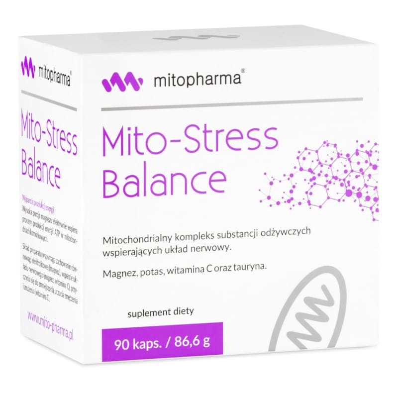 Mito Stress Balance Mitopharma - Wsparcie w walce ze stresem i zmęczeniem - 90 kapsułek