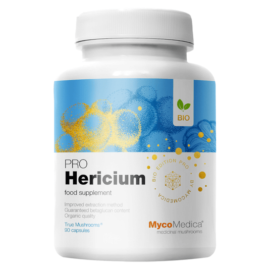 Hericium PRO 30 % MycoMedica - Soplówka jeżowata - 90 kapsułek