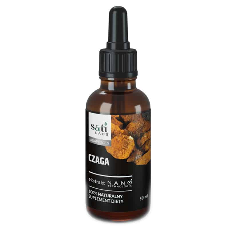 Nano Czaga SATI Labs - Wspomaga piękny wygląd skóry - 50 ml