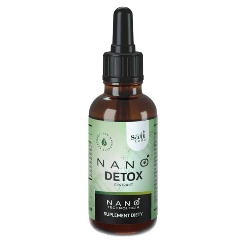 Nano Detox SATI Labs - Wspiera oczyszczanie i wspomaga wątrobę - 50 ml