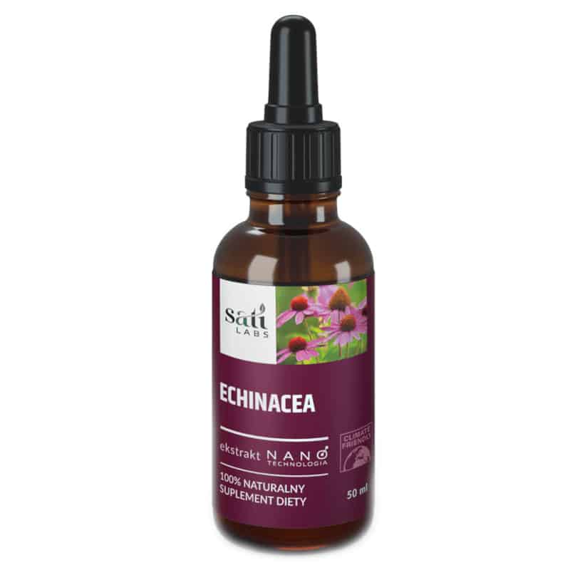 Nano Echinacea SATI Labs - Wspomaga układ odpornościowy, redukuje stres - 50 ml