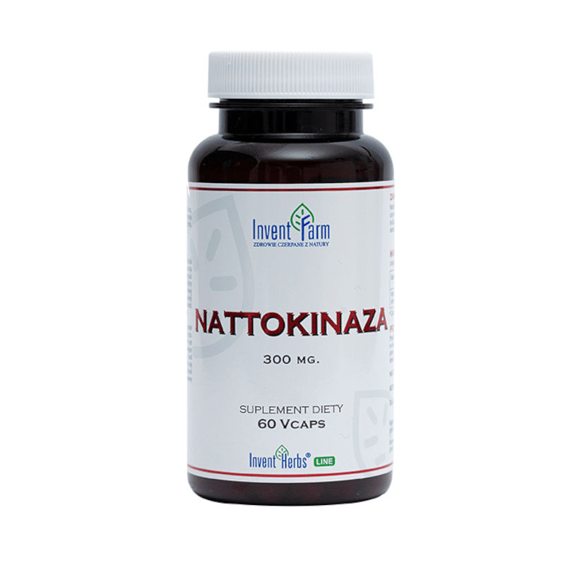 Nattokinaza Invent Farm - Krążenie i serce - 60 kapsułek