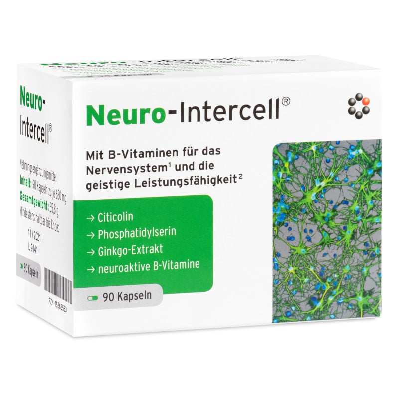 Neuro intercell Mitopharma - Wsparcie dla układu nerwowego - 90 kapsułek