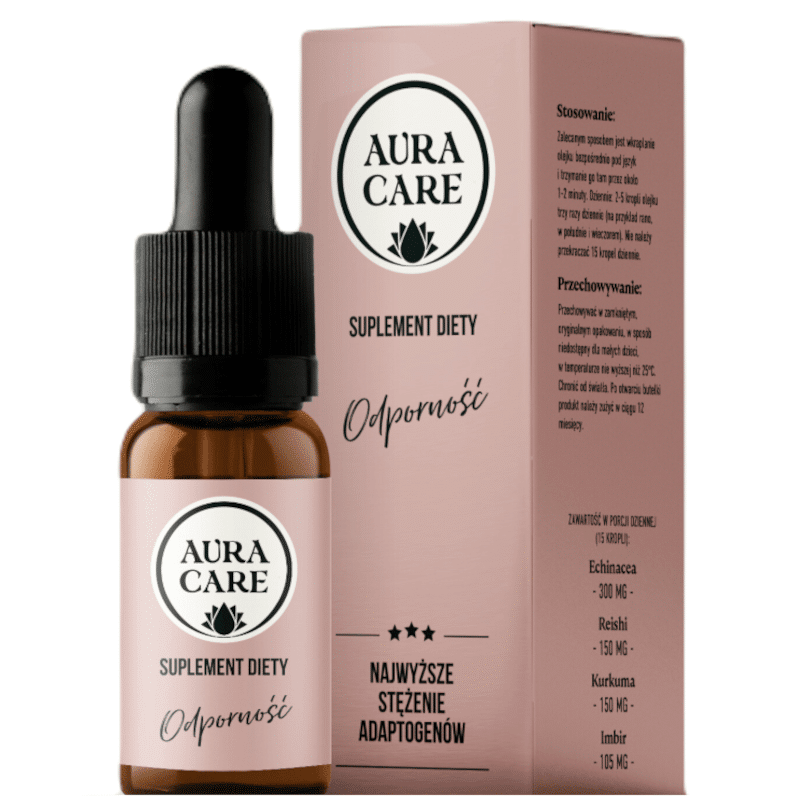 Odporność AURA CARE - Wsparcie organizmu - 10ml, około 300 kropli
