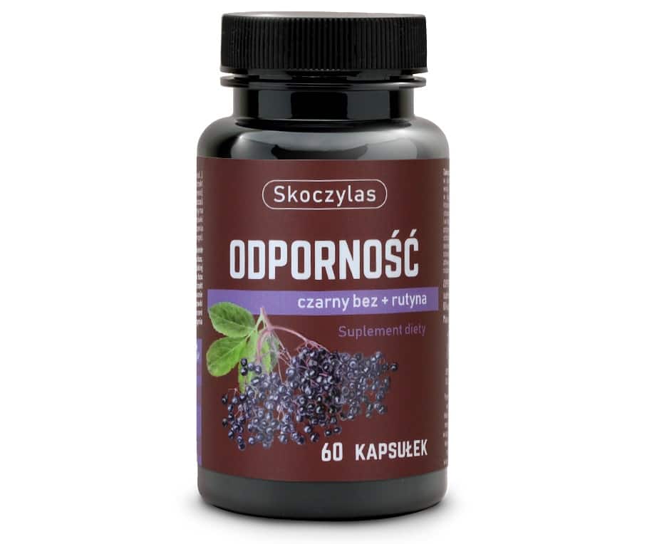 Odporność Czarny bez + Rutyna Skoczylas - Wsparcie układu odpornościowego - 60 kapsułek