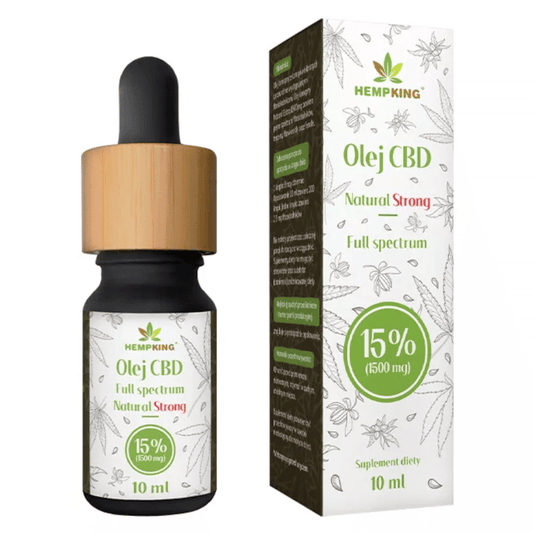 Olej CBD 15% HempKing - Natural Strong - 10 ml