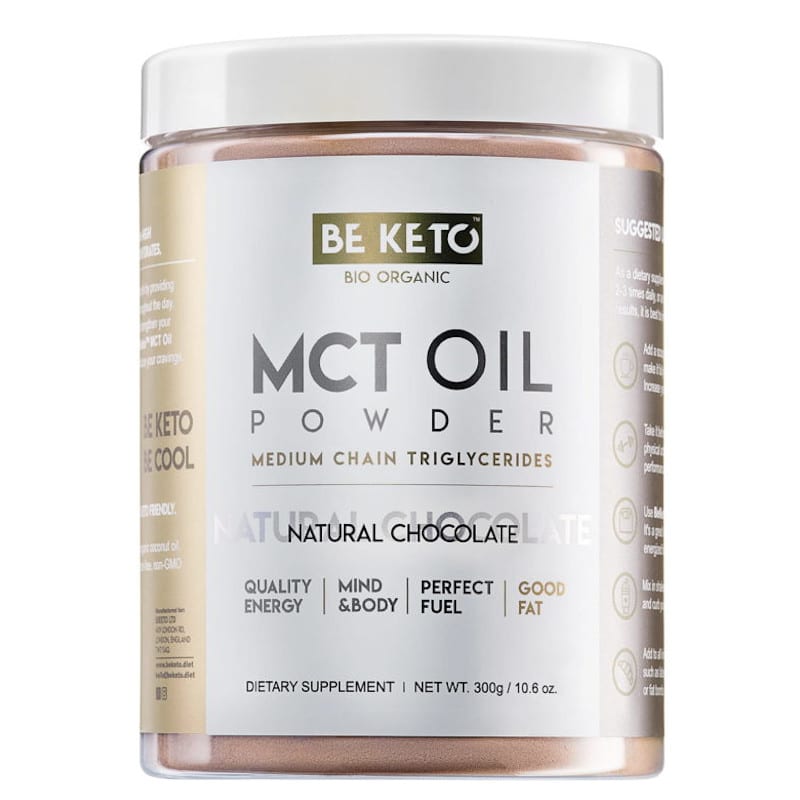 Olej MCT BeKeto w proszku 300 g - Różne smaki (Smak: swieza-truskawka)
