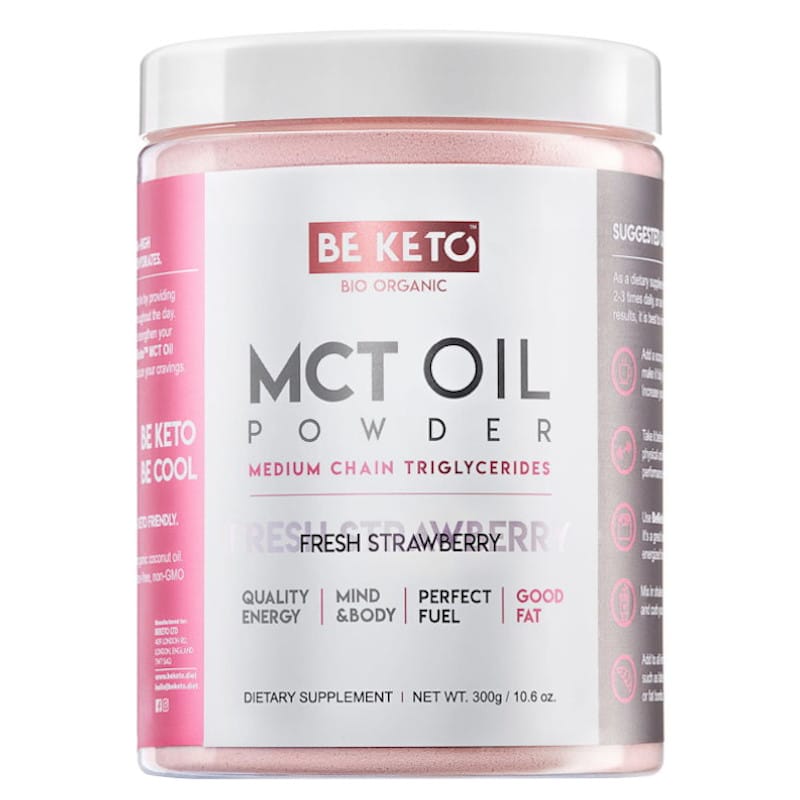 Olej MCT BeKeto w proszku 300 g - Różne smaki (Smak: francuska-wanilia)