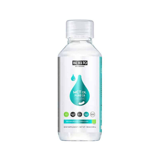 Olej MCT 100% C8 BeKeto - Podstawa diety ketogenicznej - 100, 500 lub 1000 ml (Pojemnosc: 500-ml)