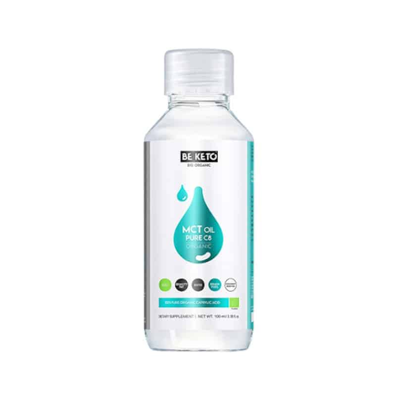 Olej MCT 100% C8 BeKeto - Podstawa diety ketogenicznej - 100, 500 lub 1000 ml (Pojemnosc: 500-ml)