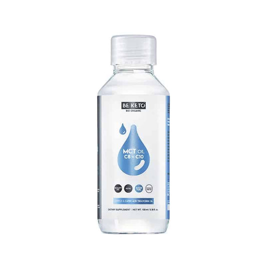 Olej MCT 100% C8 + C10 BeKeto - Dla osób na diecie ketogenicznej - 100, 500 lub 1000 ml (Pojemnosc: 1000-ml)